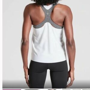 Athelta 2-in-1 Ultimate Support Top Black with Built In Bra